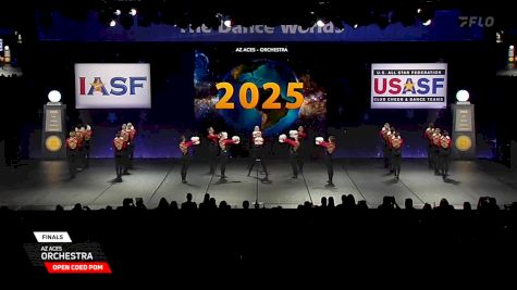 AZ ACES - Orchestra [2025 Open Coed Pom Finals] 2025 The Dance Worlds