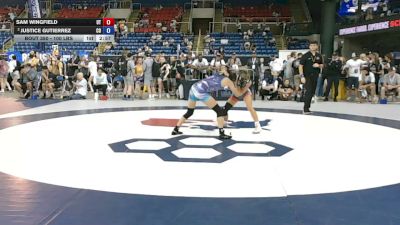 100 lbs Champ. Rd Of 64 - Sam Wingfield, Utah vs Justice Gutierrez, Colorado