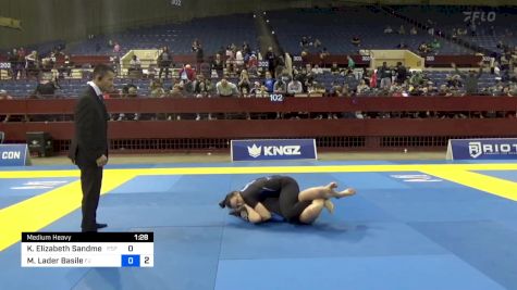 Kaytlyn Elizabeth Sandmeyer vs Madison Lader Basile 2024 Pan IBJJF Jiu-Jitsu No-Gi Championship