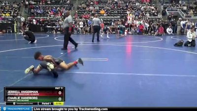 65 lbs Champ. Round 3 - Jerrell Angerman, Siouxland Wrestling Academy vs Charlie Haneborg, Midwest Destroyers