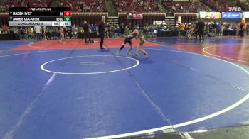 69 lbs Cons. Round 5 - Hazen Ivey, Stillwater Gladiators vs James Lockyer, Butte Wrestling Club