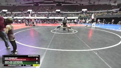 Rookie K-2 56 Quarterfinal - Jax Crawley, Powhatan Youth Wrestling Club vs Waylon Caywood, Ocean Lakes Wrestling Club