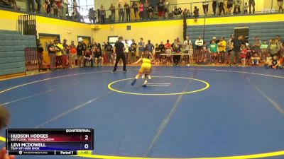 71 lbs Quarterfinal - Hudson Hodges, Next Level Training Academy vs Levi McDowell, Team Of Hard Knox