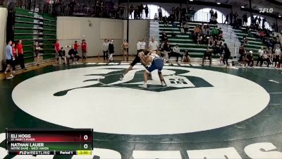 120 lbs Champ. Round 1 - Eli Hogg, St. Mary`s Ryken vs Nathan Lauer, Notre Dame - West Haven