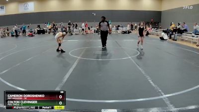 68 lbs Round 8 (10 Team) - Colton Clevinger, Full Circle vs Cameron Doroshenko, Mat Assassins