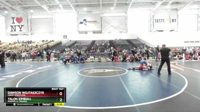 110 lbs Cons. Round 1 - Talon Kimball, Proper-ly Trained vs Dawson Wojtaszczyk, LeRoy Wrestling