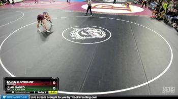 Cons. Round 3 - Kaden Brownlow, Columbus vs Juan Manzo, Lincoln North Star