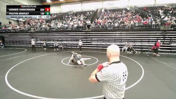 4A 157 lbs Champ. Round 1 - Gunner Christensen, Bear River vs Paxton Bentley, Timpanogos