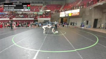 125 lbs Round 5 - 1st And 3rd - Emma Maynard, Canyon vs Maisy Wynne, Canyon West Plains