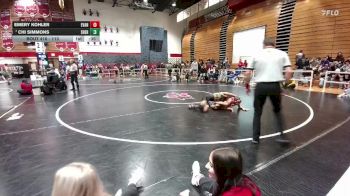 113 lbs Cons. Round 2 - Chi Simmons, Sheridan vs Emery Kohler, Evanston