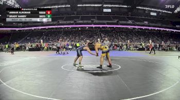D1-285 lbs Cons. Semi - Ammar Alrobaie, Fordson HS vs Brady Hamby, Dakota HS