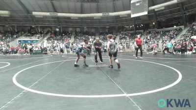 110 lbs Round Of 32 - Able Jones, Mannford Pirate Youth Wrestling vs M'Kai Brown, Pittbull Youth Wrestling