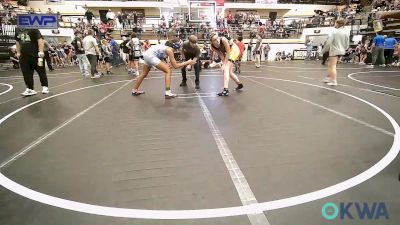 117 lbs Rr Rnd 2 - Zoe Jenkins, Midwest City Bombers Youth Wrestling Club vs Tiana Fox, Cache Wrestling Club