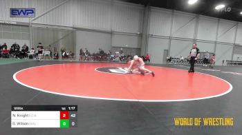 120 lbs Rr Rnd 3 - Noah Knight, Oklahoma Elite 14u Black vs Gannon Wilson, Outlaws 14U