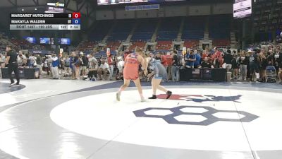 190 lbs Cons. Sub-rd Of 32 - Margaret Hutchings, Idaho vs Makayla Walden, Utah