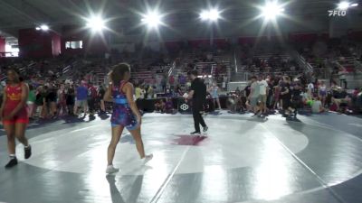 130 lbs Quarters - Teaja Young, East St. Louis Wrestling Club vs Jorja Carroll, Indiana
