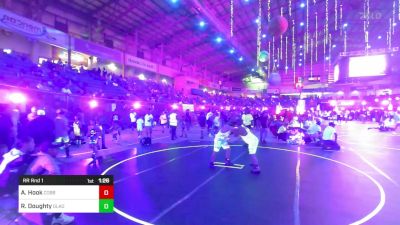 Rr Rnd 1 - Asher Hook, Cobbler Kids Wrestling vs Romin Doughty, Gladiator Wr Acd