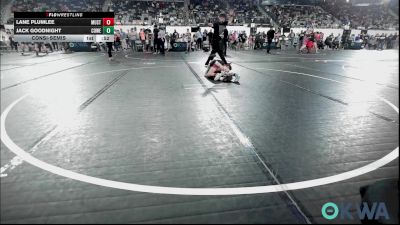 64 lbs Consolation - Lane Plumlee, Mustang Bronco Wrestling Club vs Jack Goodnight, Coweta Tiger Wrestling