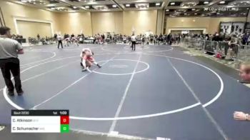 144 lbs Semifinal - Cole Atkinson, Silver State Wr Ac vs Cole Schumacher, Mat Demon WC