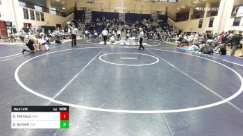 215 lbs 3rd Place - Dominic Petracci, Washington Twp vs Aidan Schlett, St. Joseph Regional