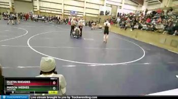 165 lbs Cons. Semi - Dustin Rhoades, Uintah vs Maison Weekes, Westlake