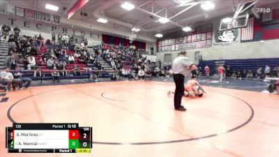 138 lbs Cons. Round 6 - Aaron Marcial, Mar Vista vs Gambino Martinez, Castle Park