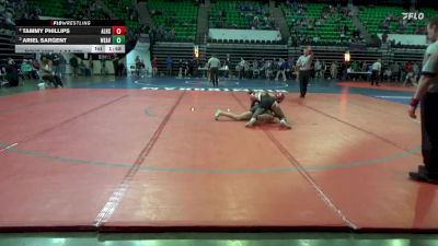 1-5A 120 Semifinal - Ariel Sargent, Weaver vs Tammy Phillips, Alexandria HS