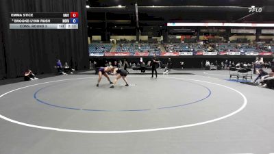 145 lbs Cons. Round 3 - Brooke-Lynn Rush, Missouri Valley vs Emma Stice, Hastings