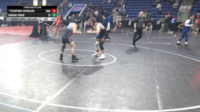 165 lbs Consi Of 8 #2 - Stephen Whisler, Portsmouth vs Cesar Cruz, Saugus/Peabody