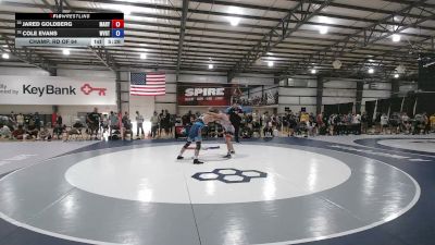 74 kg Champ. Rd Of 64 - Jared Goldberg, Maryland vs Cole Evans, West Virginia Regional Training Center