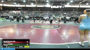 120 lbs Cons. Round 1 - Ella Corner, Caldwell vs Allister Dillow, American Falls