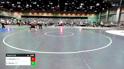 197 lbs Round Of 32 - Trayvonne Jackson, Grand View vs Eric Karas, Eastern Oregon University