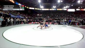 3A 175 lbs Semifinal - Oakley Maddox, Malad vs Razden Harris, Ririe