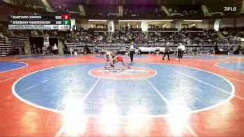 90 lbs Semifinal - Santiago Zapata, Woodland Wrestling vs Jeremiah Vanderbush, Gamehouse Training Center