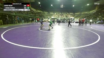 132 lbs Round Of 16 - Owen Dean, Lemoore vs Johna Rusca, Reedley