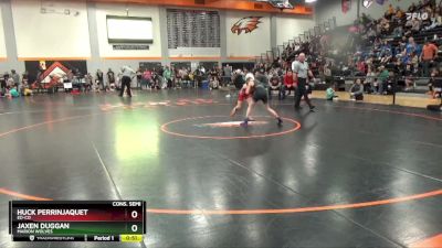 75 lbs Cons. Semi - Jaxen Duggan, Marion Wolves vs Huck Perrinjaquet, Ed-Co