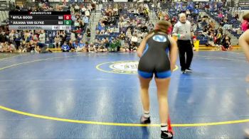 136 lbs Quarterfinal - Juliana Van Slyke, Mount Lebanon Hs vs Myla Good, Nazareth Area Hs