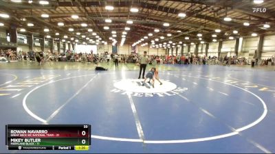 72 lbs Rd# 4- 2:00pm Friday Final Pool - Rowan Navarro, Great Neck WC National Team vs Mikey Butler, Maryland BLACK