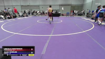 113 lbs Round 2 (8 Team) - Lincoln Christenson, Minnesota Red vs David Wheeler, Oregon