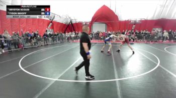 157 lbs Quarterfinal - Bryston Scoles, Askren Wrestling Academy vs Tyson Imhoff, Sarbacker Wrestling Academy
