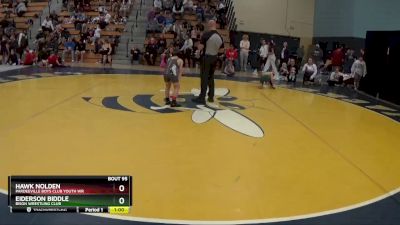 Round 3 - Hawk Nolden, Pardeeville Boys Club Youth Wr vs Eiderson Biddle, Bison Wrestling Club