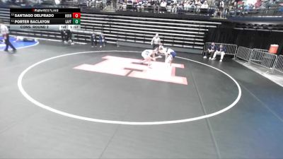 6A 157 lbs Cons. Round 2 - Porter Baclayon, Layton vs Santiago Delprado, Herriman