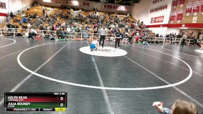 110 lbs Cons. Round 3 - Azlyn Silva, Cheyenne East vs Julia Roundy, Lyman