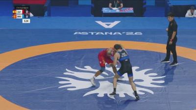 74 kg Qualif. - Mohammad Aliasghar Mottaghinia, Spain vs Fati Vejseli, Macedonia