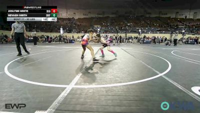 95 lbs Consolation - Joslynn White, Skiatook Youth Wrestling vs Nevaeh Smith, Smith Wrestling Academy