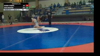 190 lbs Zach Richter, Bismarck St Mary`s vs Kasen O`Keefe, Butte