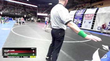 150 Class 2 lbs Champ. Round 1 - Kyler Carr, Mexico vs Blane Fritchey, Seneca