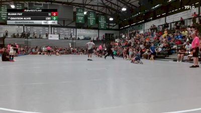 57-63 lbs Quarterfinal - Grayson Alvis, MGM Silver Spartans vs Elijah Fay, Bulls Wrestling Club