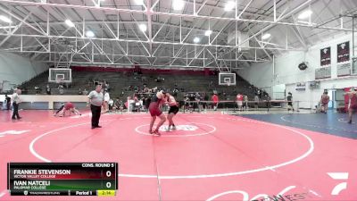 184 lbs Cons. Round 5 - Ivan Natceli, Palomar College vs Frankie Stevenson, Victor Valley College