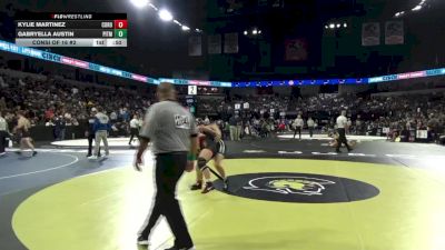 125 lbs Consi Of 16 #2 - Kylie Martinez, Corona (SS) vs Gabryella Austin, Pitman (SJ)